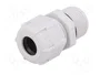 BM GROUP Sello aislante M20 con rosca prolongada gris
