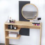 Hanah Home Mesa de Maquillaje Dali - Color Antracita