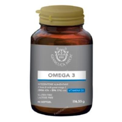 GIANLUCA MECH Omega 3 90 Cápsulas para Corazón, Visión y Cerebro con Vitamina D3 GIANLUCA MECH Omega 3 90 Cápsulas para Corazón, Visión y Cerebro con Vitamina D3
