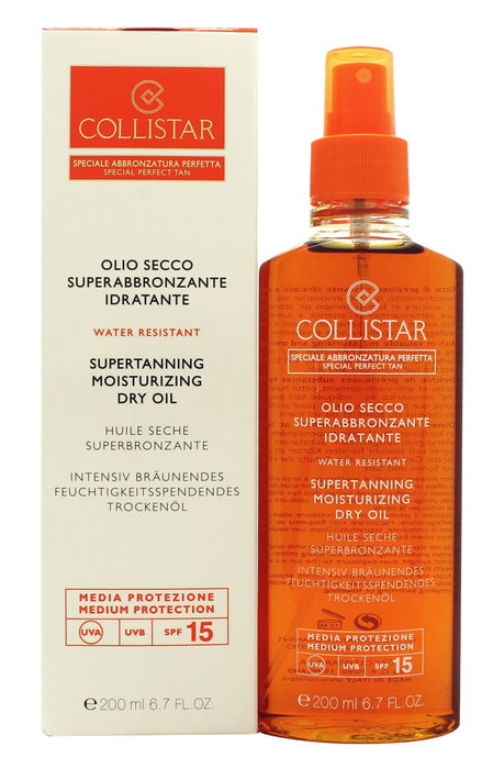 Collistar Aceite Seco Superbronceador Hidratante SPF 15 200 ml Collistar Aceite Seco Superbronceador Hidratante SPF 15 200 ml
