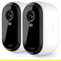 ARLO Essential 3 2K Cámara de Seguridad IP, 2 Unidades, 4 MP, Blanco, Interior/Exterior, WiFi, Alámbrico/Inalámbrico, Conexión PoE/USB, Compatible con Alexa, Google Home, HomeKit