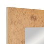 Espejo Textura Marrón Madera Decoración 53 X 2 X 155 cm