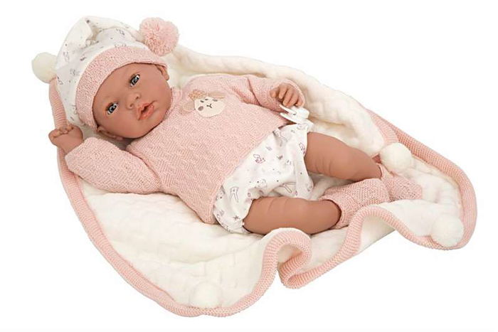 Muñecas Arias Muñeca Andie 40 cm con Ojo Durmiente y 14 Sonidos Muñecas Arias Muñeca Andie 40 cm con Ojo Durmiente y 14 Sonidos