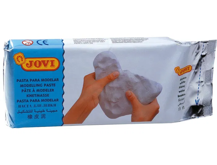 Jovi Pasta de Modelar Air Dry Blanca 1000 gr, Endurece al Aire