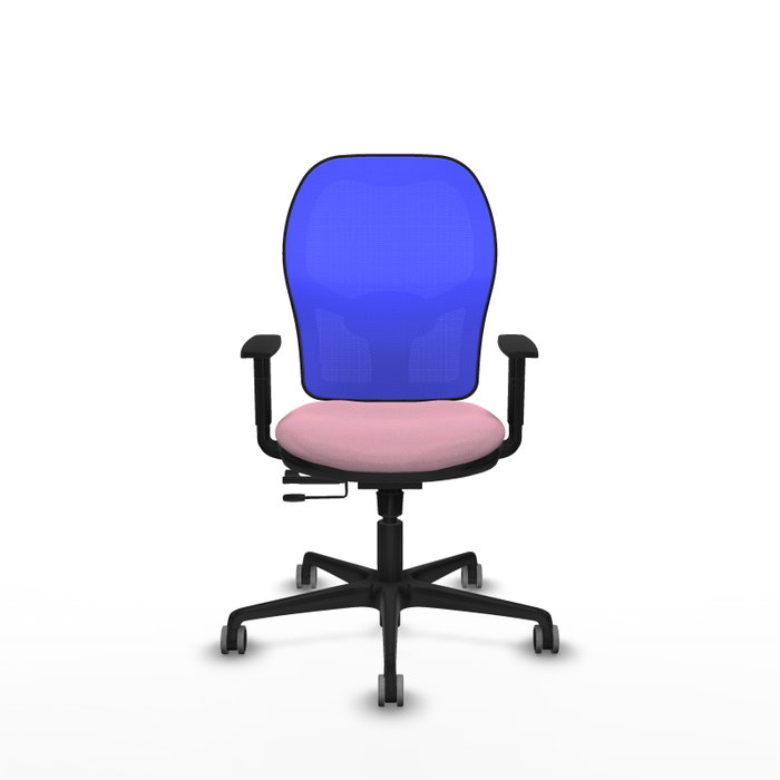 PIQUERAS Y CRESPO Silla de oficina Jorquera con mecanismo Sincro/Traslack Rosa y Azul PIQUERAS Y CRESPO Silla de oficina Jorquera con mecanismo Sincro/Traslack Rosa y Azul