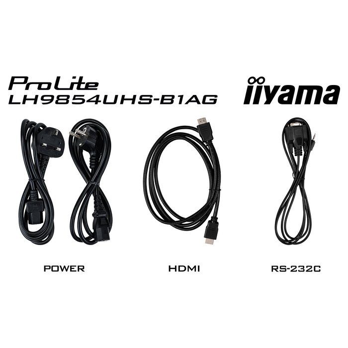 iiyama ProLite LH9854UHS-B1AG Monitor Digital Signage 98" 4K Ultra HD IPS 3840x2160 HDMI DP USB WiFi Android 11 24/7