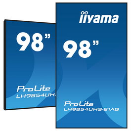 iiyama ProLite LH9854UHS-B1AG Monitor Digital Signage 98" 4K Ultra HD IPS 3840x2160 HDMI DP USB WiFi Android 11 24/7