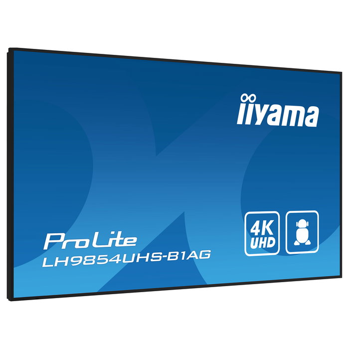 iiyama ProLite LH9854UHS-B1AG Monitor Digital Signage 98" 4K Ultra HD IPS 3840x2160 HDMI DP USB WiFi Android 11 24/7