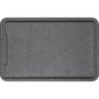 Zassenhaus Tabla de Cortar de Plástico Gris Oscuro 42x27x1,5cm