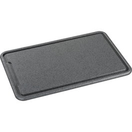 Zassenhaus Tabla de Cortar de Plástico Gris Oscuro 42x27x1,5cm