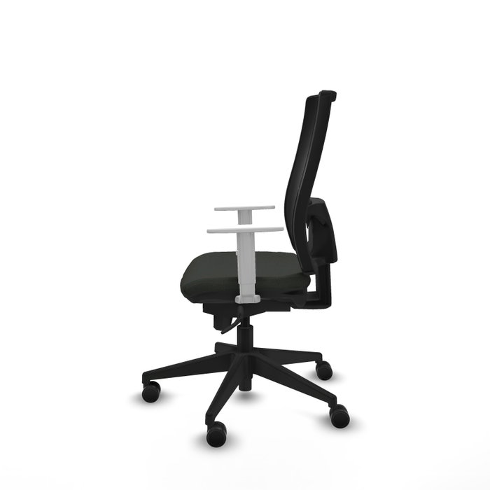 PIQUERAS Y CRESPO Silla de oficina Horna con mecanismo Sincro y reposabrazos blancos PIQUERAS Y CRESPO Silla de oficina Horna con mecanismo Sincro y reposabrazos blancos