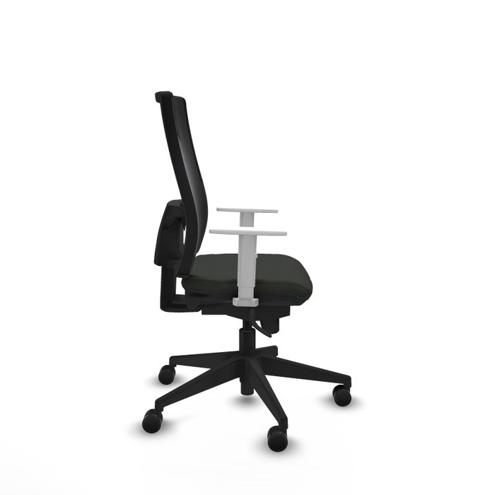 PIQUERAS Y CRESPO Silla de oficina Horna con mecanismo Sincro y reposabrazos blancos PIQUERAS Y CRESPO Silla de oficina Horna con mecanismo Sincro y reposabrazos blancos