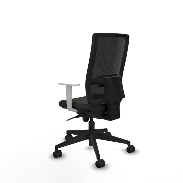 PIQUERAS Y CRESPO Silla de oficina Horna con mecanismo Sincro y reposabrazos blancos PIQUERAS Y CRESPO Silla de oficina Horna con mecanismo Sincro y reposabrazos blancos