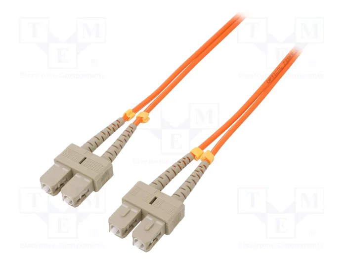 QOLTEC Cable de conexión de fibra óptica OM2 SC/UPC duplex 5m QOLTEC Cable de conexión de fibra óptica OM2 SC/UPC duplex 5m