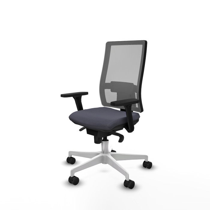 PIQUERAS Y CRESPO Silla de oficina Horna con Mecanismo Sincro, Gris