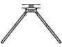 Logitech 952-000041 Soporte para TV para barras de vídeo, Grafito
