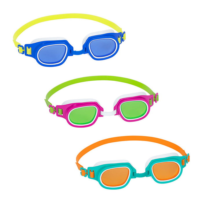 Bestway Gafas de Natación Junior Correa Silicona Color Surtido +7 Años