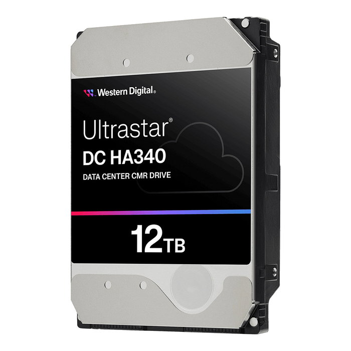 Western Digital Ultrastar DC HA340 12TB 3.5" HDD 7200 RPM 512 MB Cache SATA 6Gb/s para Servidor
