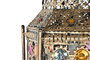 DKD Home Decor Lámpara de Techo Metal y Acrílico Dorado y Multicolor