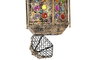 DKD Home Decor Lámpara de Techo Metal y Acrílico Dorado y Multicolor