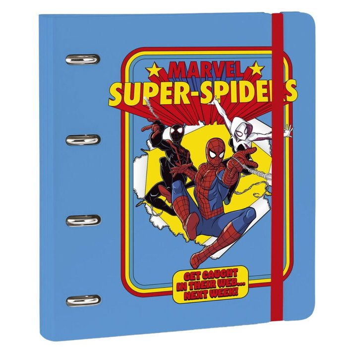 Erik Carpeta de 4 anillas Spider-Man Marvel