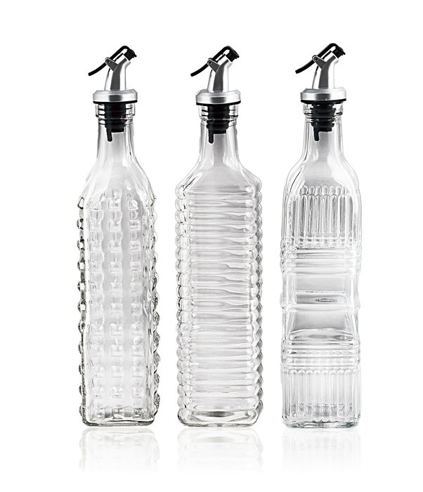 Inde Aceitera de Vidrio 500 ml con Tapón, 6x6x30 cm (24 Unidades) Inde Aceitera de Vidrio 500 ml con Tapón, 6x6x30 cm (24 Unidades)