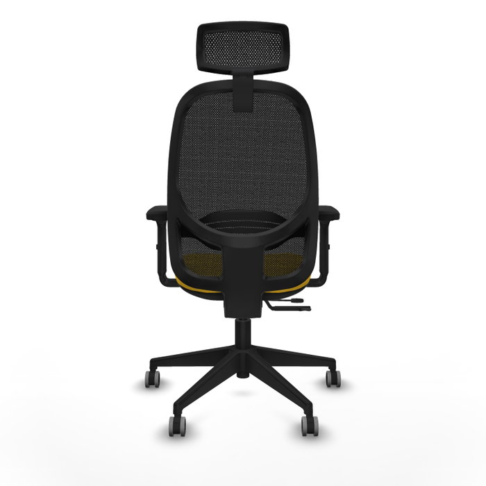 PIQUERAS Y CRESPO Silla de oficina Cilanco Amarillo y Negro PIQUERAS Y CRESPO Silla de oficina Cilanco Amarillo y Negro