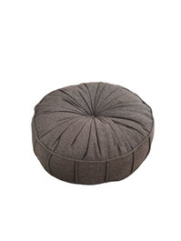 Atelier Del Sofa Cojín Teddy Antracita 60x60cm 100% Tela TEDDY