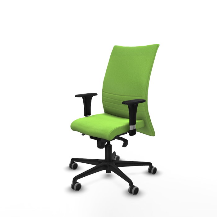 PIQUERAS Y CRESPO Silla Albacete confidente Pistacho con mecanismo Sincro y brazos 1D PIQUERAS Y CRESPO Silla Albacete confidente Pistacho con mecanismo Sincro y brazos 1D
