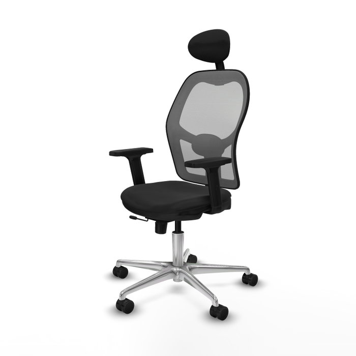 PIQUERAS Y CRESPO Silla de oficina Jorquera con mecanismo Sincro/Traslack Negro y Gris PIQUERAS Y CRESPO Silla de oficina Jorquera con mecanismo Sincro/Traslack Negro y Gris