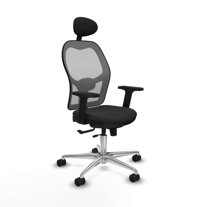 PIQUERAS Y CRESPO Silla de oficina Jorquera con mecanismo Sincro/Traslack Negro y Gris PIQUERAS Y CRESPO Silla de oficina Jorquera con mecanismo Sincro/Traslack Negro y Gris