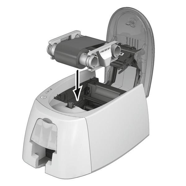 Durable Kartendrucker Duracard ID300 con 100 tarjetas y 1 cinta de color