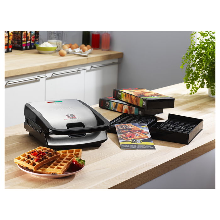 Tefal SW852D Snack Collection Kombigerät Sandwich Waffel