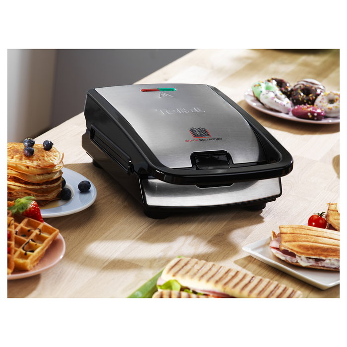 Tefal SW852D Snack Collection Kombigerät Sandwich Waffel