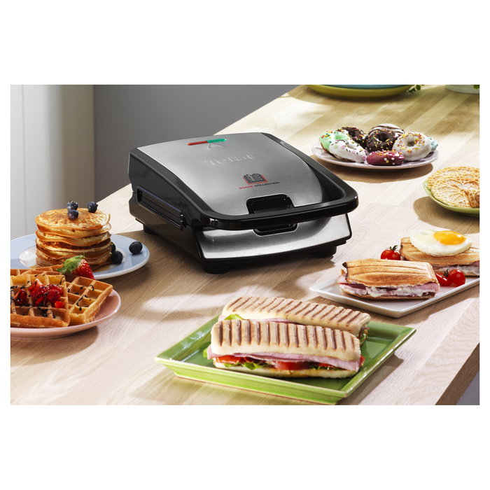 Tefal SW852D Snack Collection Kombigerät Sandwich Waffel