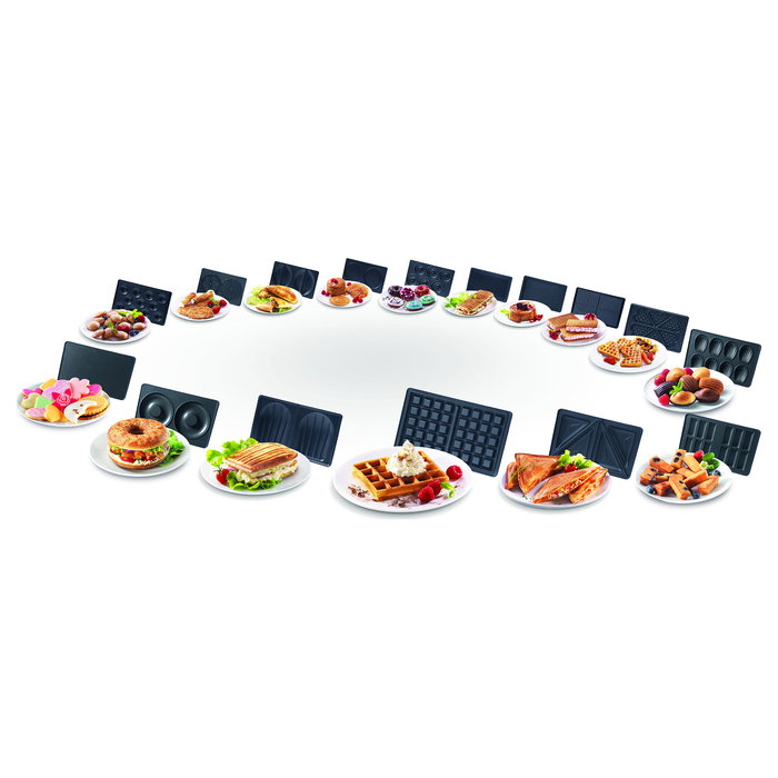 Tefal SW852D Snack Collection Kombigerät Sandwich Waffel
