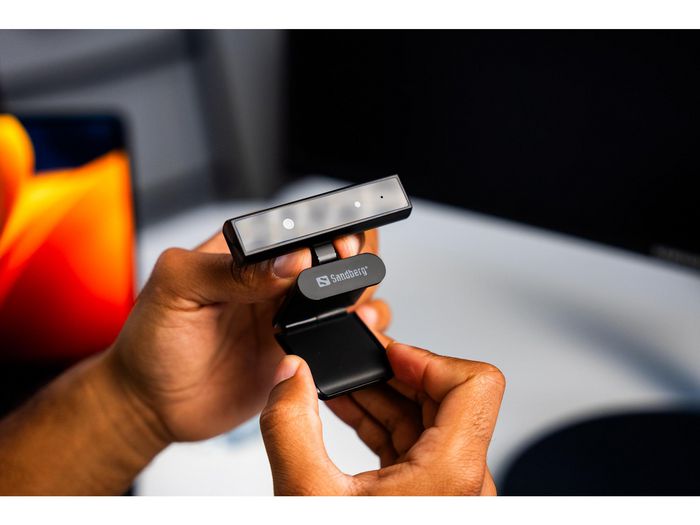 Sandberg Face Scan Webcam Mini, Cámara Web Full HD 1080p con Micrófono Integrado y Abrazadera para Portátil, Reconocimiento Facial Windows Hello Sandberg Face Scan Webcam Mini, Cámara Web Full HD 1080p con Micrófono Integrado y Abrazadera para Portátil, Reconocimiento Facial Windows Hello