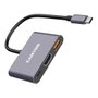 Canyon DS-4 Hub 3in1 USB-C Gris