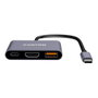 Canyon DS-4 Hub 3in1 USB-C Gris