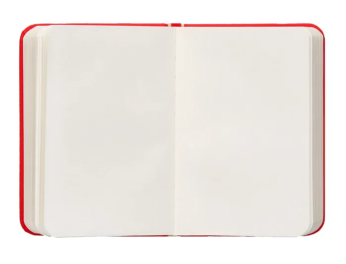 Antartik Cuaderno A7 Tapa Dura Hojas Lisas Rojo 80 Hojas 80gr FSC
