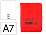 Antartik Cuaderno A7 Tapa Dura Hojas Lisas Rojo 80 Hojas 80gr FSC