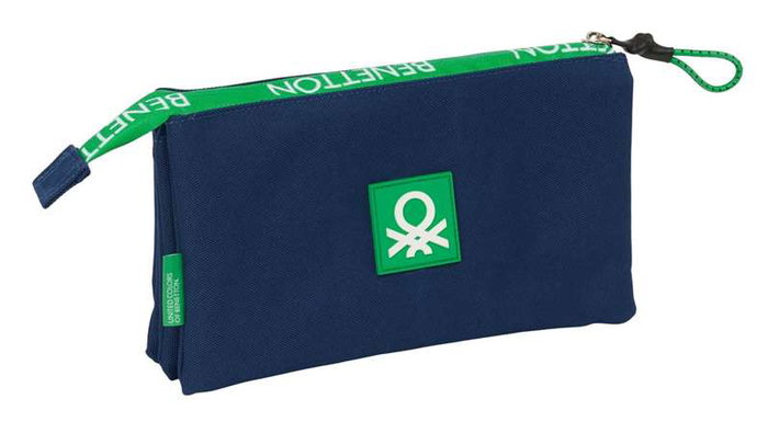 Portatodo Benetton Green Azul marino 22 x 12 x 3 cm