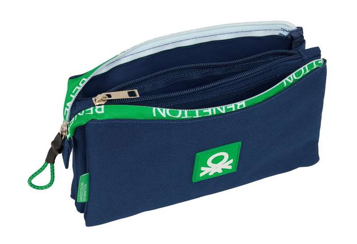 Portatodo Benetton Green Azul marino 22 x 12 x 3 cm