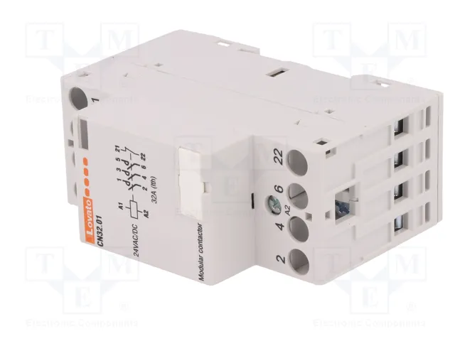 LOVATO ELECTRIC Contactor 4-polar CN32 32A 24VAC/24VDC