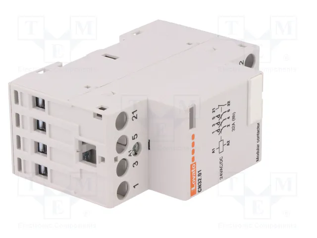 LOVATO ELECTRIC Contactor 4-polar CN32 32A 24VAC/24VDC