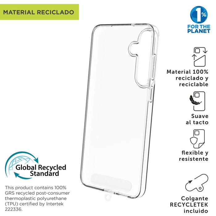 Funda para Móvil Muvit for Change Galaxy S25 FE Transparente