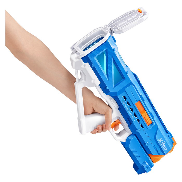 ZURU XSHOT 118158 Hydra Pulse Motor Soaker - Pistola de agua, 650 ml, alcance 9 m, multicolor, para niños +8 años