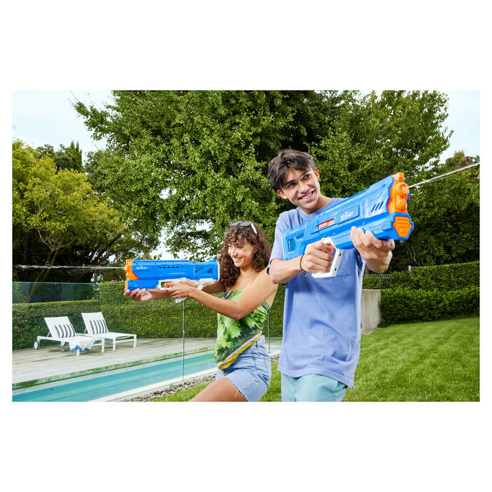 ZURU XSHOT 118158 Hydra Pulse Motor Soaker - Pistola de agua, 650 ml, alcance 9 m, multicolor, para niños +8 años