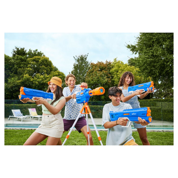 ZURU XSHOT 118158 Hydra Pulse Motor Soaker - Pistola de agua, 650 ml, alcance 9 m, multicolor, para niños +8 años