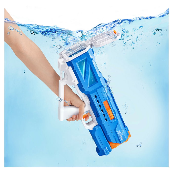 ZURU XSHOT 118158 Hydra Pulse Motor Soaker - Pistola de agua, 650 ml, alcance 9 m, multicolor, para niños +8 años